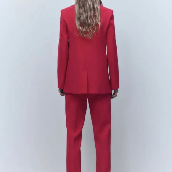 Zara Red Blazer & Suit Jacket - Picture 6 of 10
